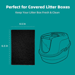 MEDUWEDU pad installed inside litter box showing odor absorption