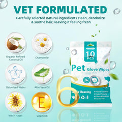 MEDUWEDU hypoallergenic wipes are safe for sensitive skin on dogs and cats