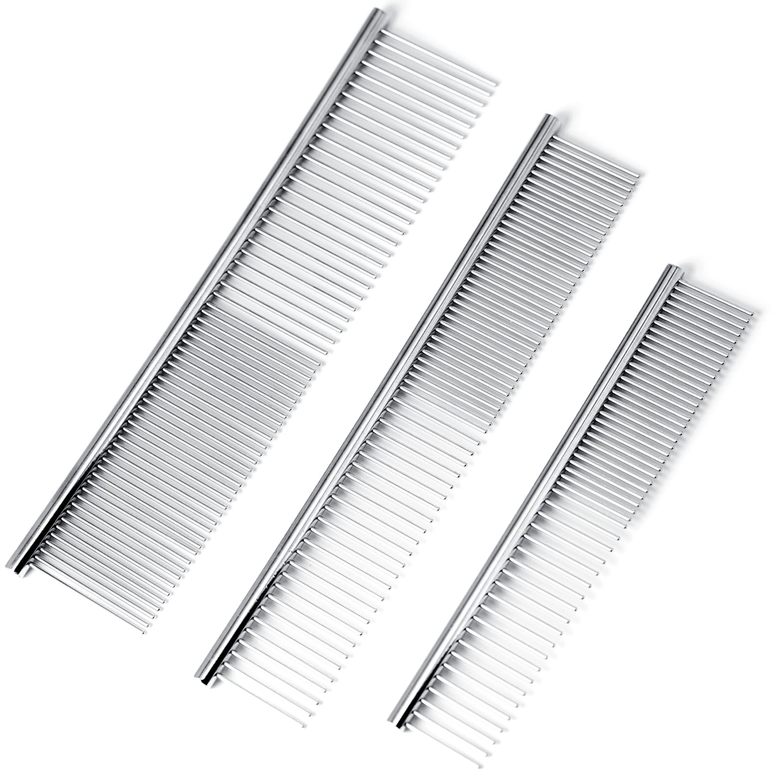 MEDUWEDU pet comb dense-teeth for fine coat near eyes and legs.