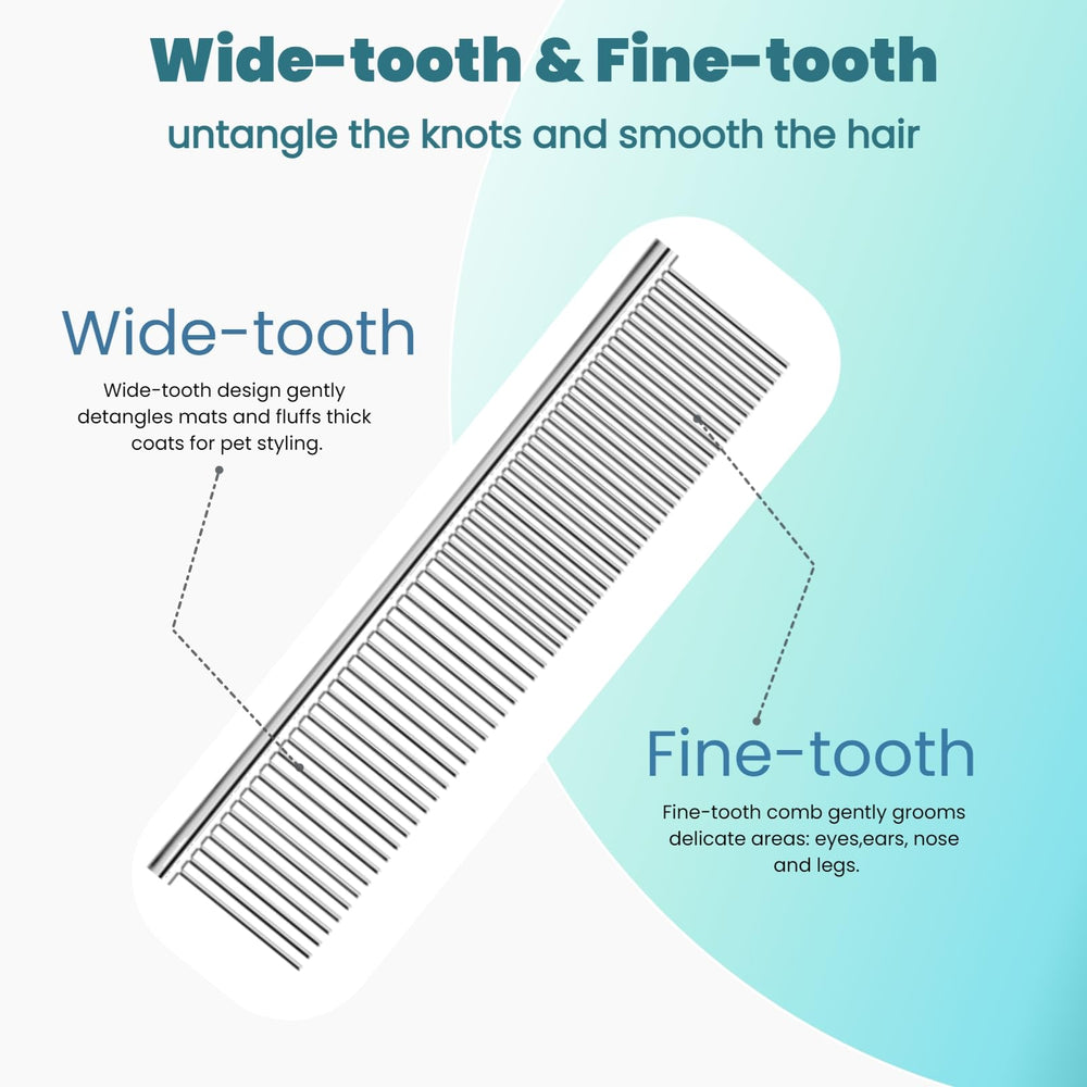 MEDUWEDU pet-comb rounded-teeth gentle skin protection during grooming.