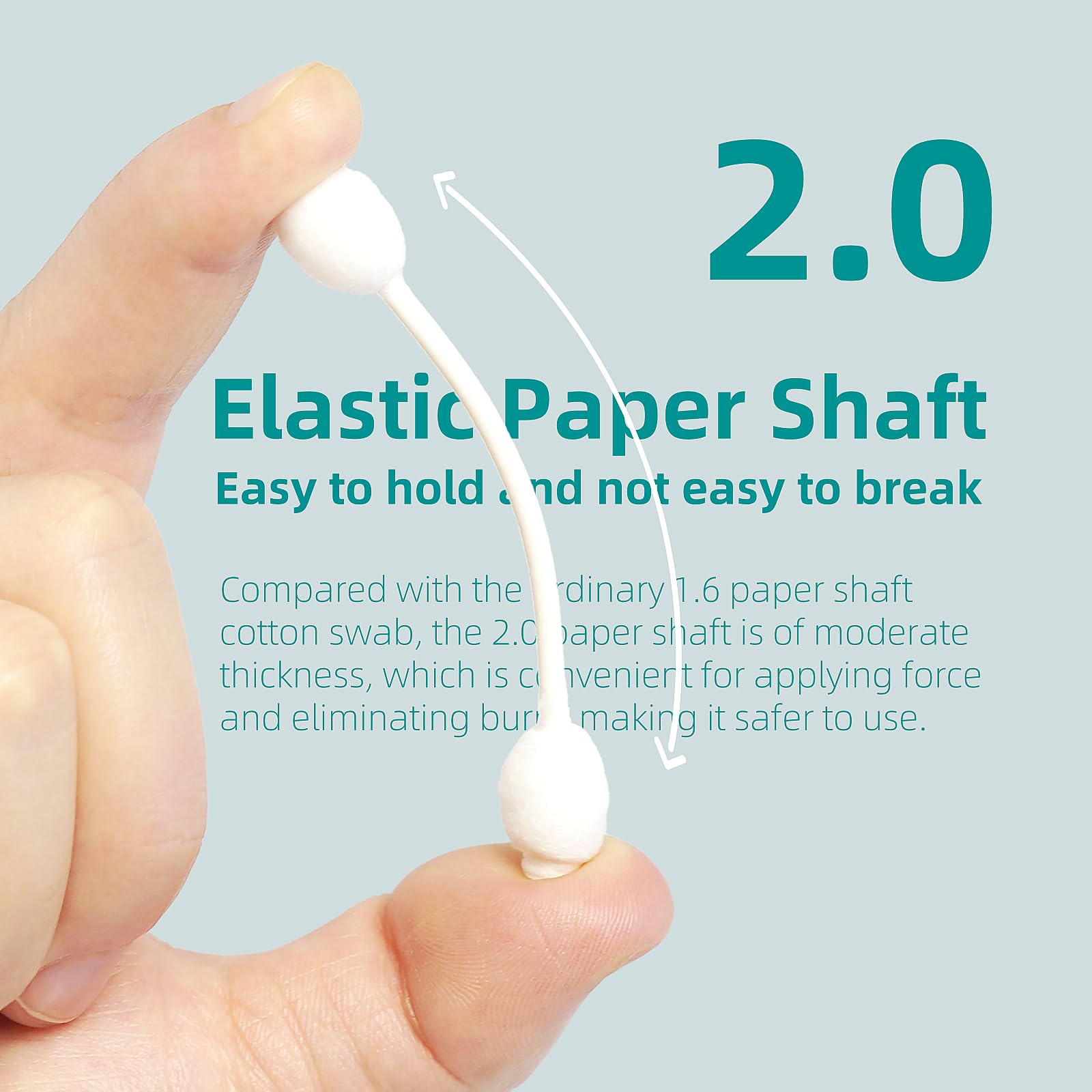 MEDUWEDU soft cotton tips detail illustrating gentle cleaning