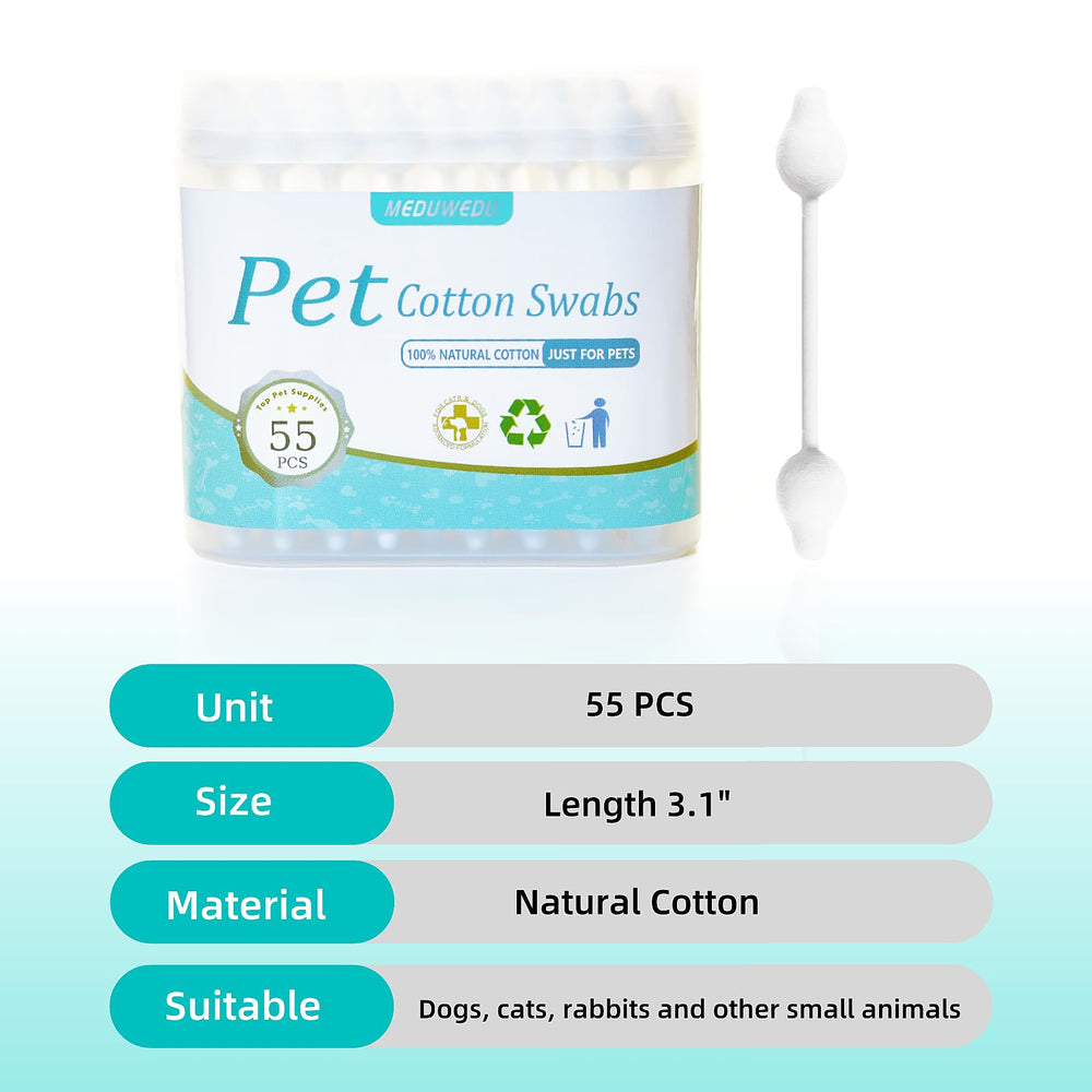MEDUWEDU multi-use swabs for ears, tear stains, and between toes