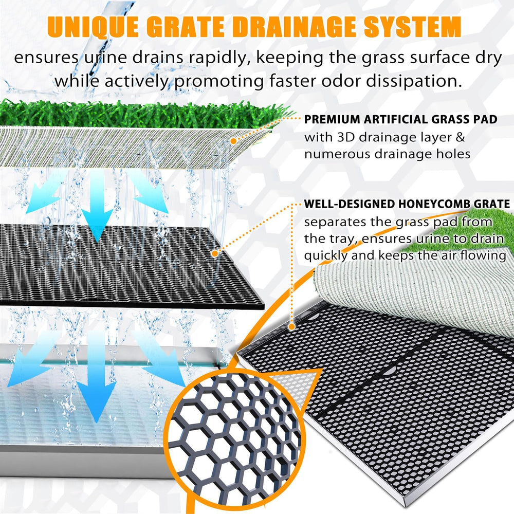 Meegood UV-resistant artificial grass—realistic texture for natural canine toileting cues