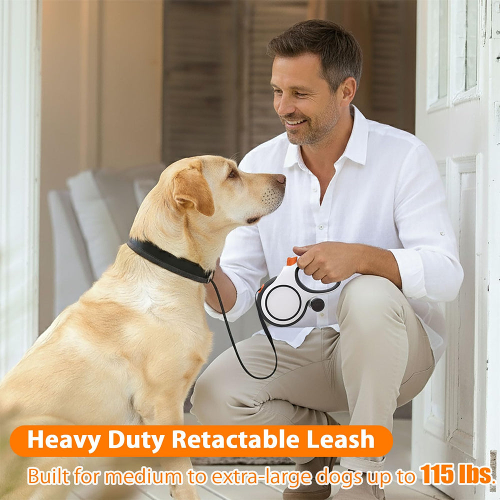 Meegood extendable leash with easy handling for daily outdoor use.