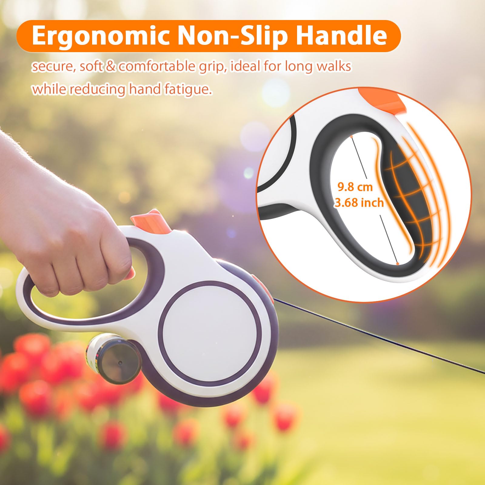 Meegood leash suitable for large and medium breeds during versatile activities.
