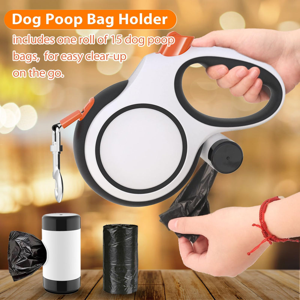 Meegood white leash design offers a clean, modern look.
