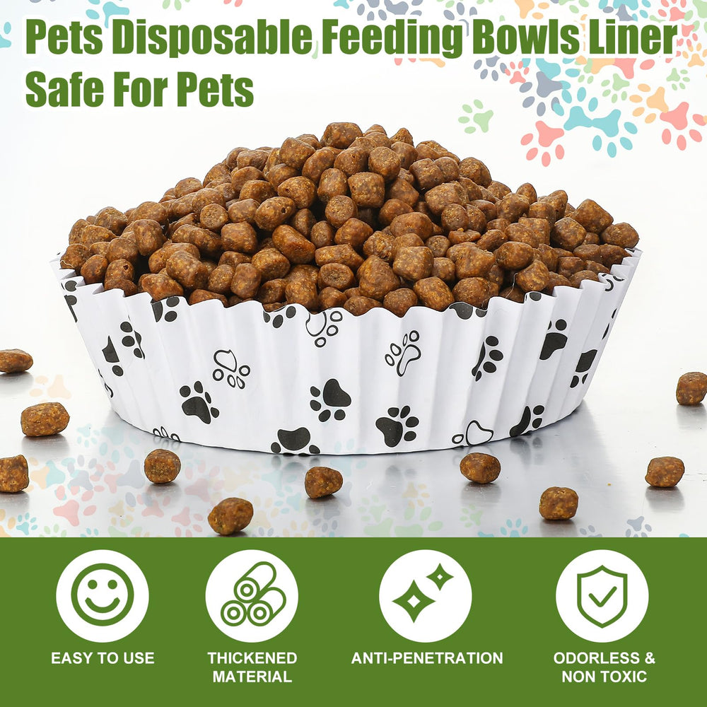 Meekoo coated paper bowl liner 4in fits standard bowls.