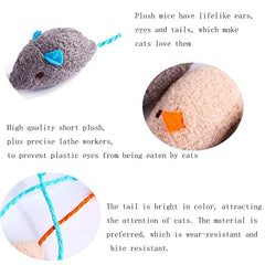 MEETCARE three-mouse set demonstrates multi-cat play potential and shared excitement.