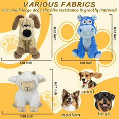 MeetYooo 3Pack squeaky sheep toy—crinkle sounds to boost engagement.