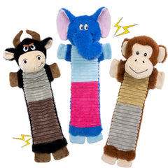 MeetYooo elephant no-stuffing dog toy squeaky for interactive play and bonding.