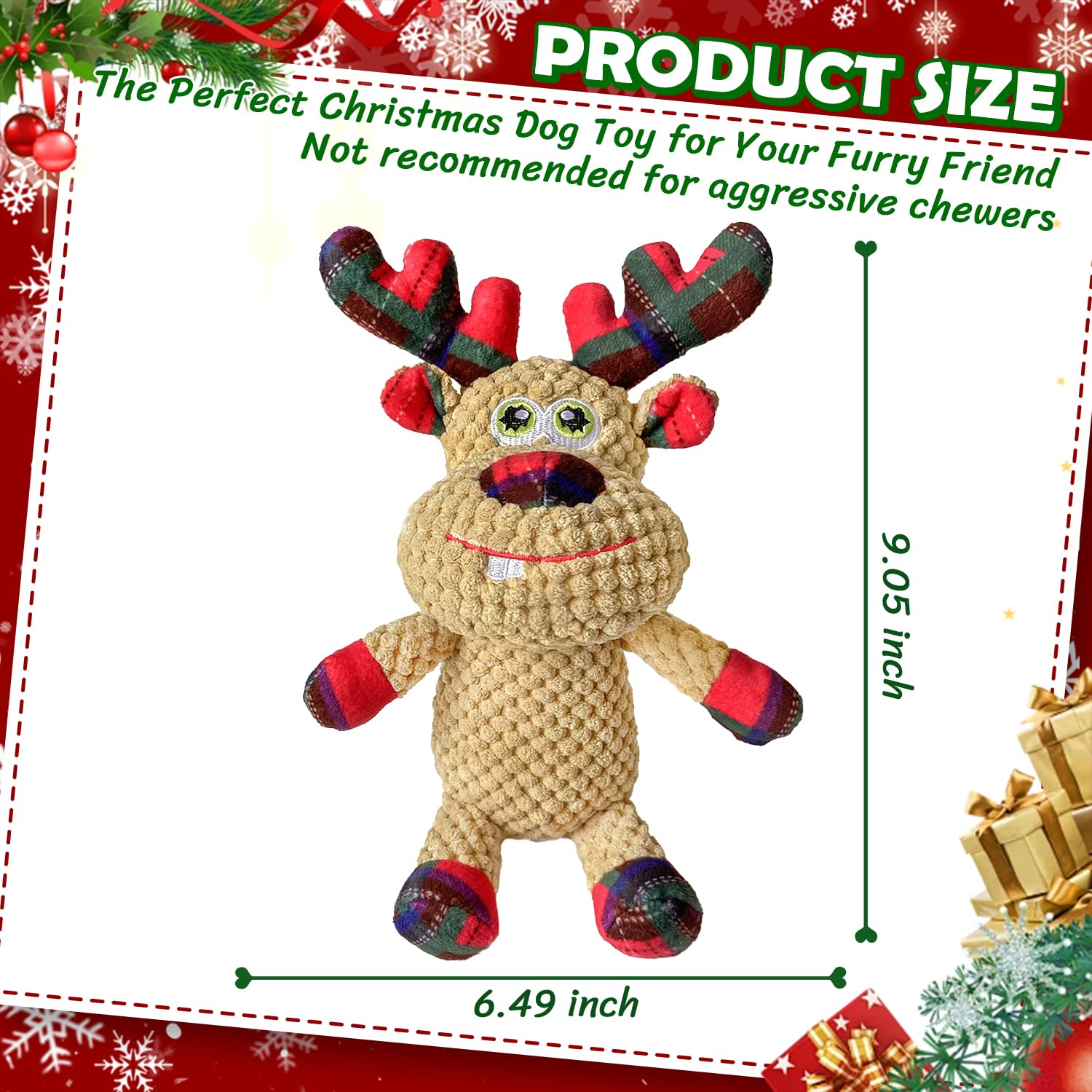 MeetYooo Plush Elk toy with double-stitch durability for lasting fun