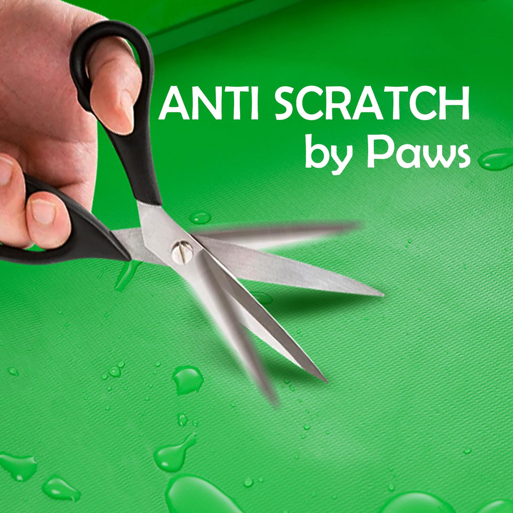 MEEXPAWS dog litter box non-slip base protects floors.