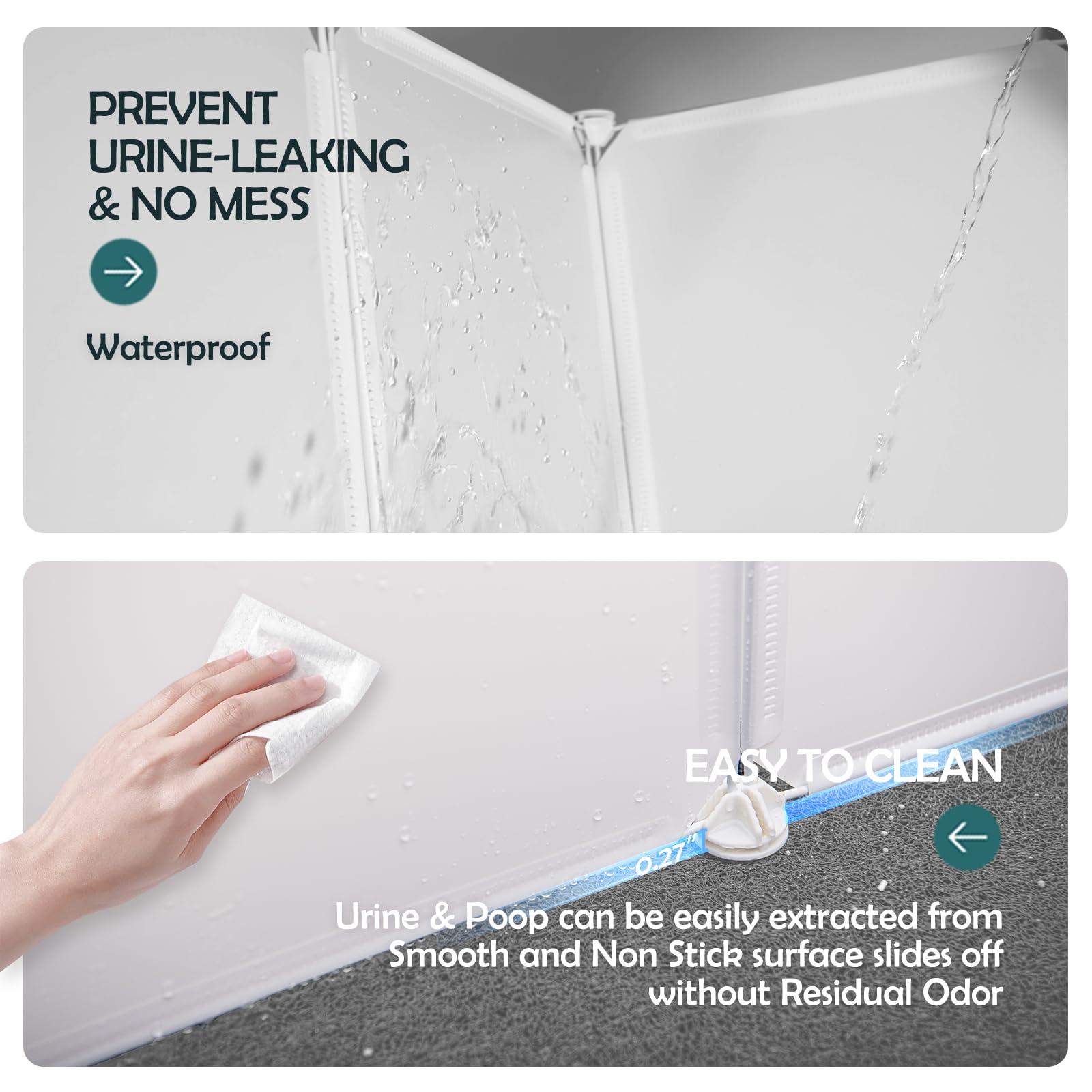 MEEXPAWS easy-install connectors ensure sturdy, gap-free walls