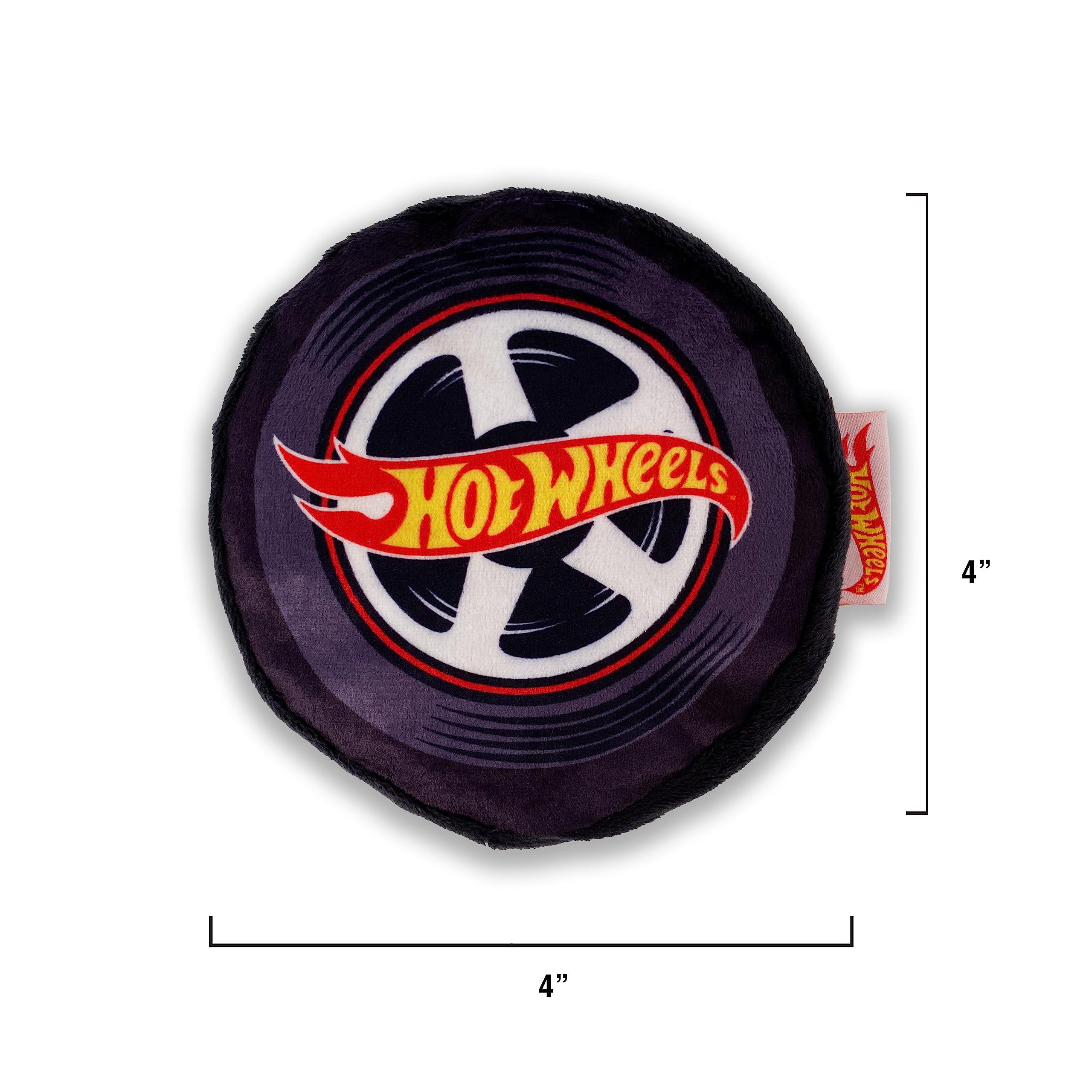 Megatoys Hot Wheels bed with crinkle toys for interactive play.