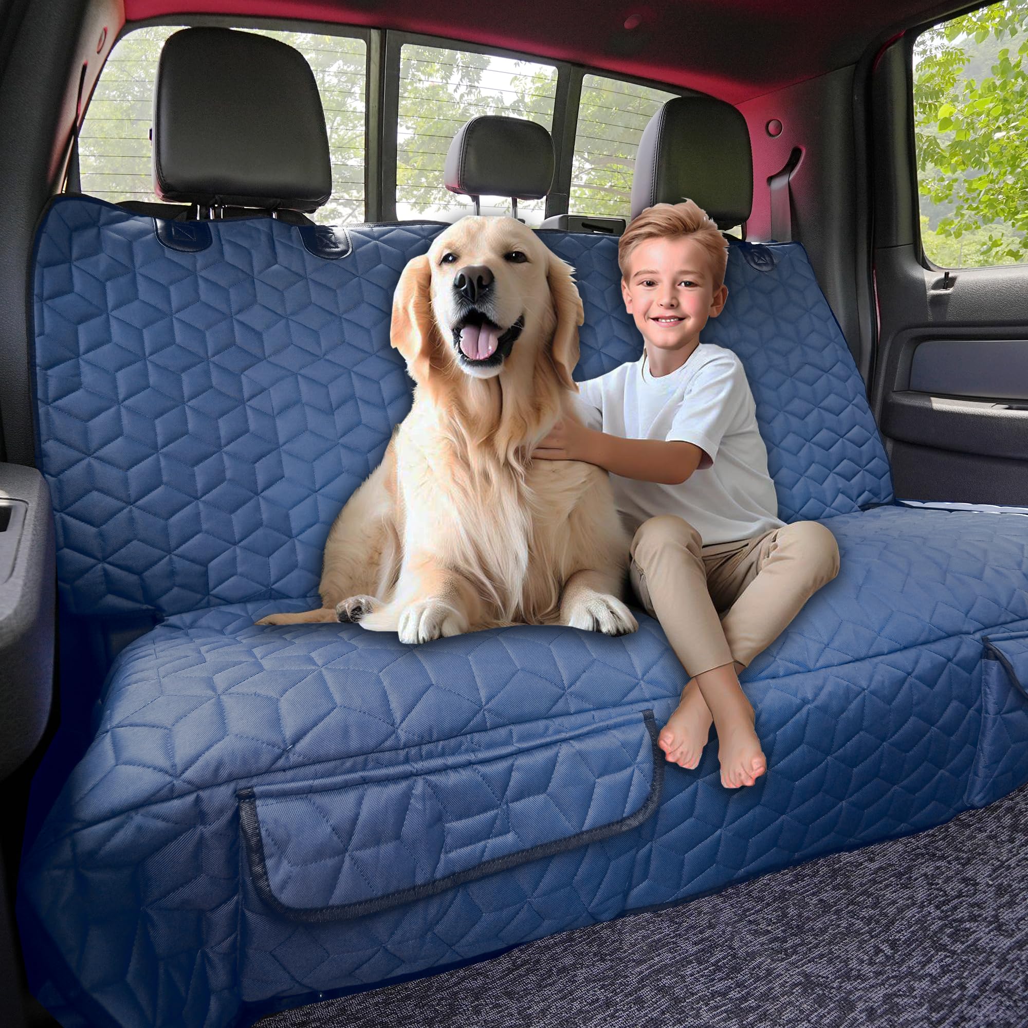Meginc crew-cab fit demonstrates tailored protection for Ford Ram Sierra crew cab.