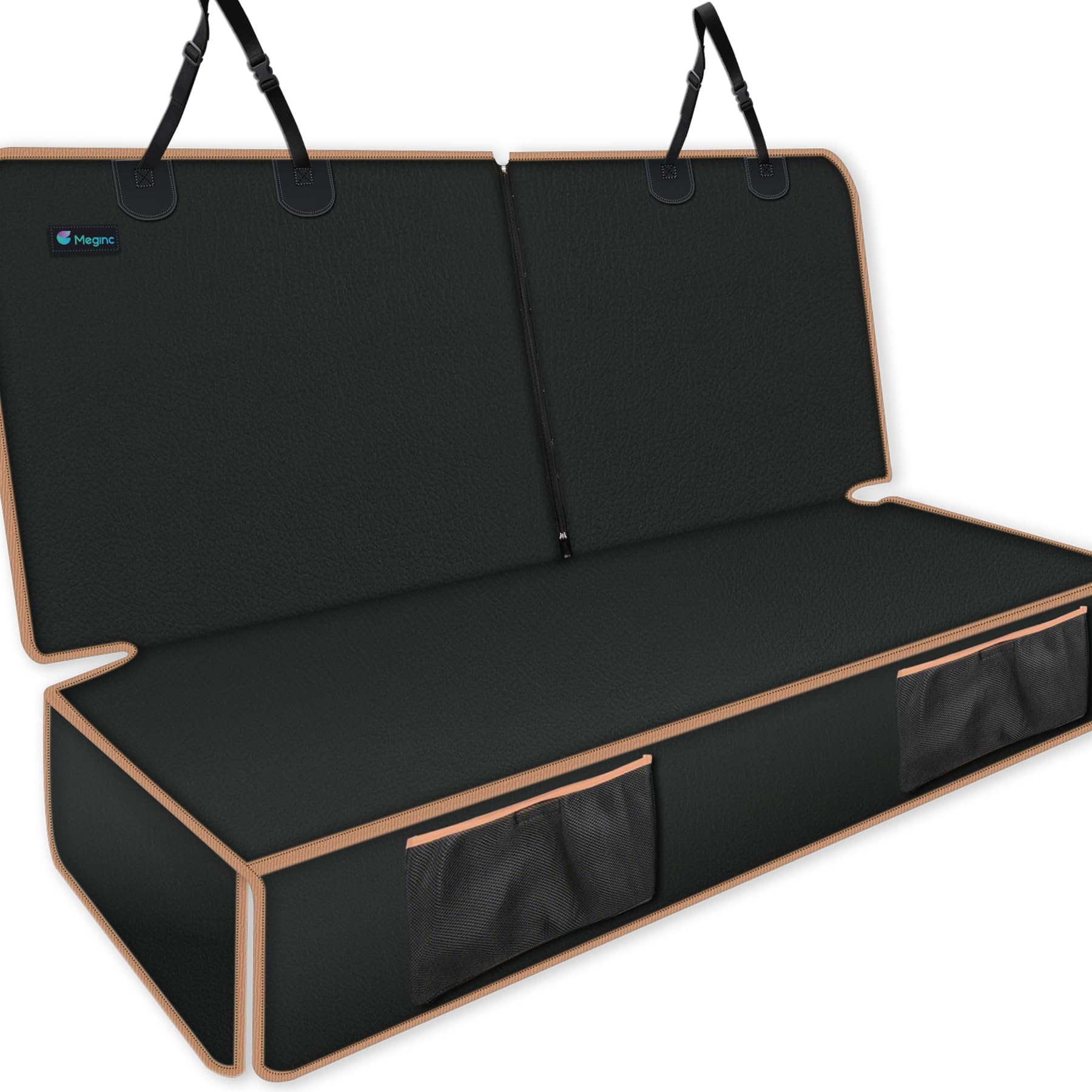 Meginc-dog-seat-cover-back-seat-waterproof keeps seats dry after muddy hikes.