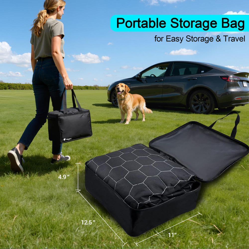 Meginc dog seat cover headrest protection maintains look and safety.