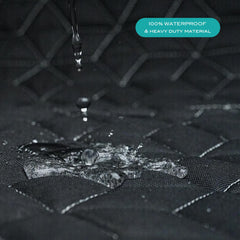 Meginc dog seat cover machine-washable for quick cleanup after adventures.