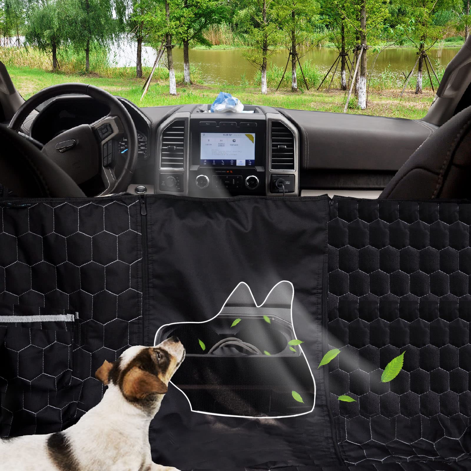 Meginc odor-free material keeps car interiors smelling fresh on trips.