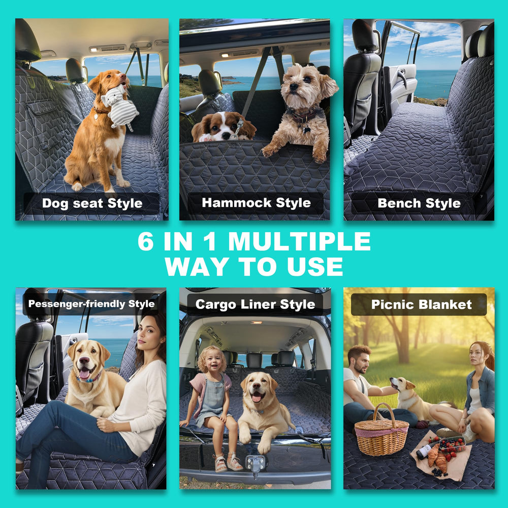 Meginc dog hammock cleans easily with damp cloth or vacuum.