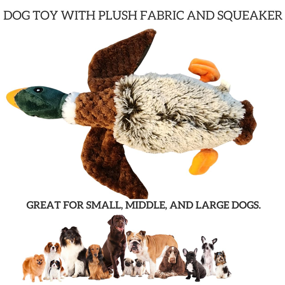 MEGUSTA SHOP large dog friendly lightweight duck toy for indoor use.
