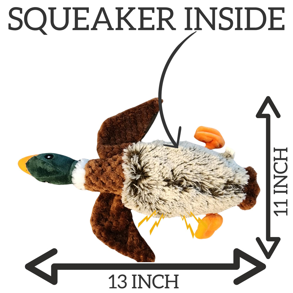 MEGUSTA SHOP duck toy squeak body adds engaging squeaks during games.