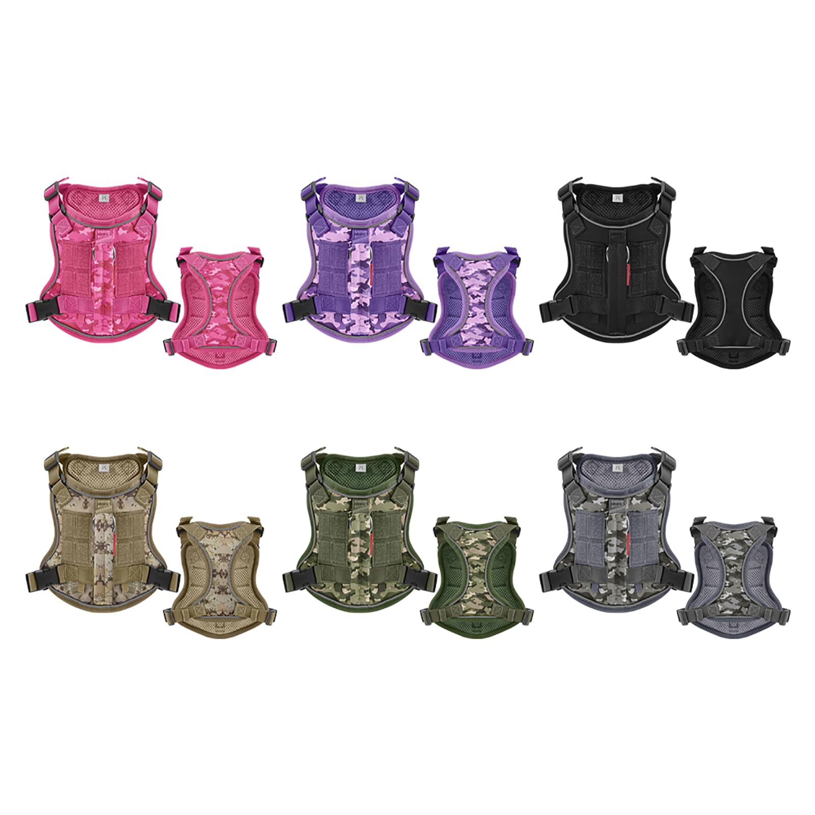 Meifsou dog harness padding adds comfort during long adventures.