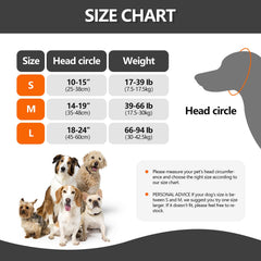Meifsou dog head wrap ear-flaps layered for soundproofing and stain resistance.