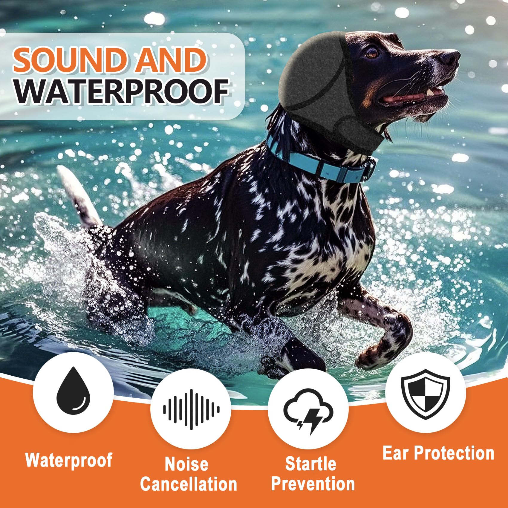 Meifsou noise-reduction enhances calm during thunderstorms, fireworks, or grooming.