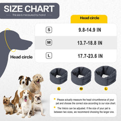 Meifsou Quiet Ears adjustable neck strap enables snug fit for most dog sizes and reduced setup noise.
