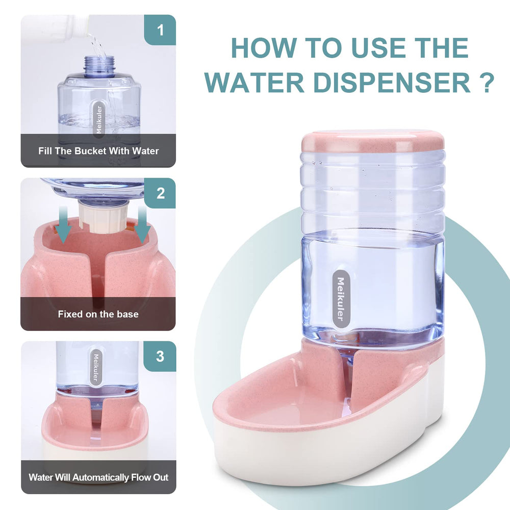 Meikuler BPA-free plastic construction emphasizes pet safe materials and easy cleaning