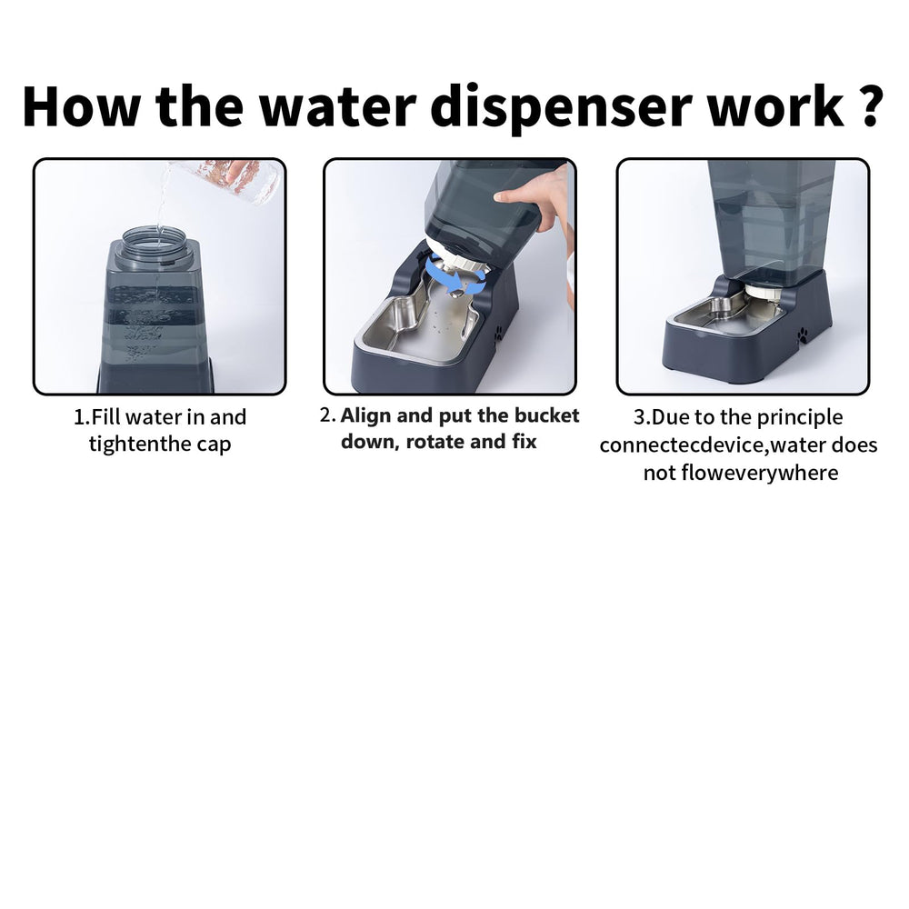 Meikuler easy-clean detachable parts for hygienic pet hydration