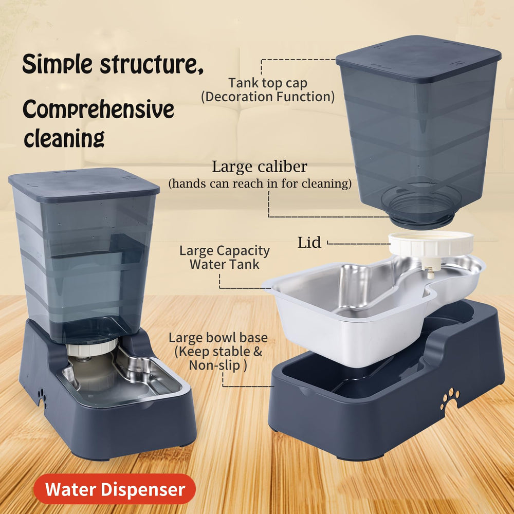 Meikuler Pets Auto Feeder uses BPA-free materials for safe dining.