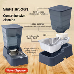 Meikuler Pets Auto Feeder uses BPA-free materials for safe dining.