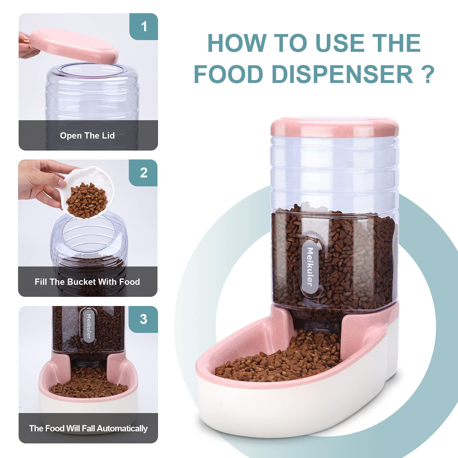 Meikuler transparent water bottle shows fill level for timely refills during trips