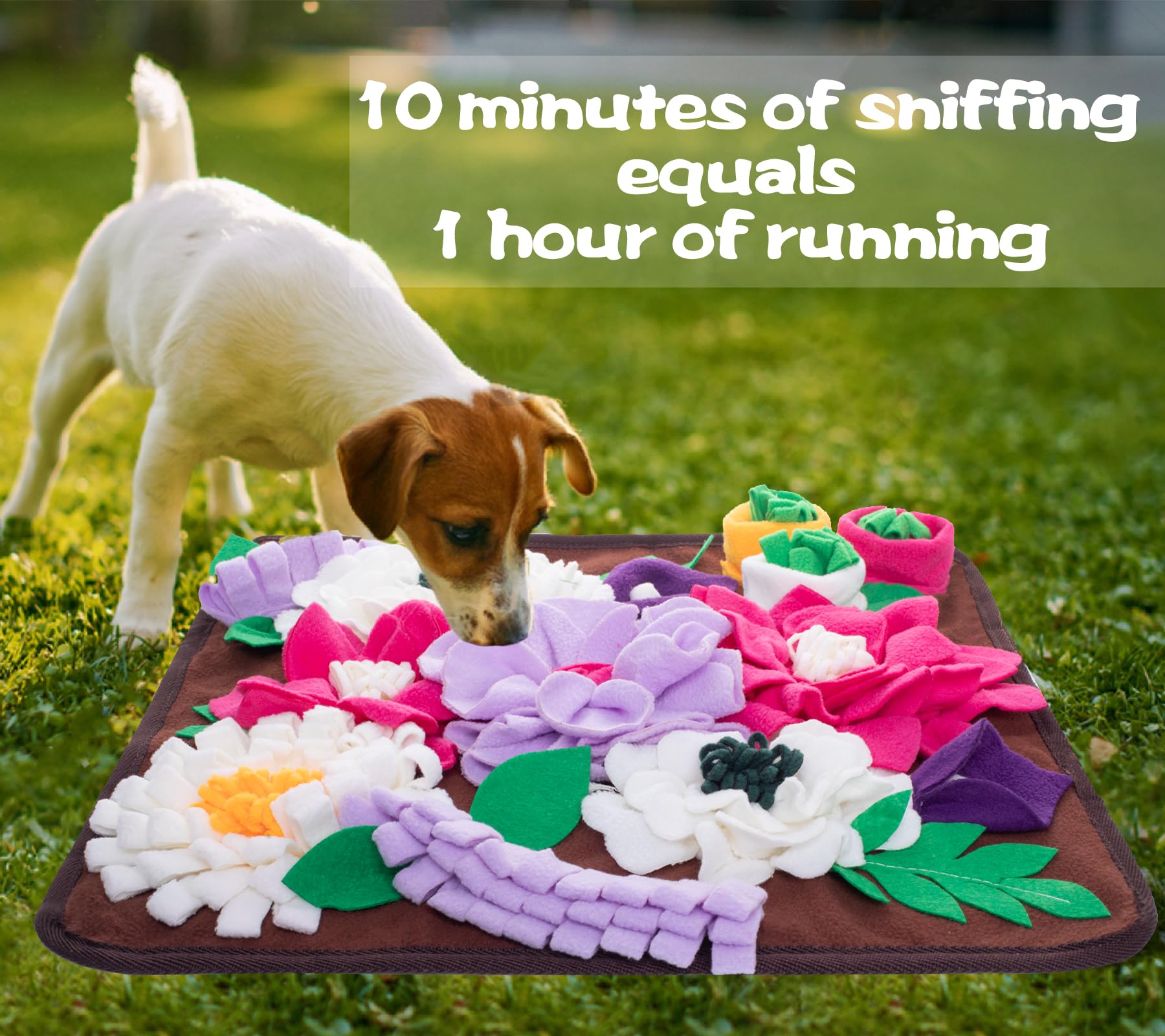 Meilzer Snuffle Mat ready for machine or hand washing after use.
