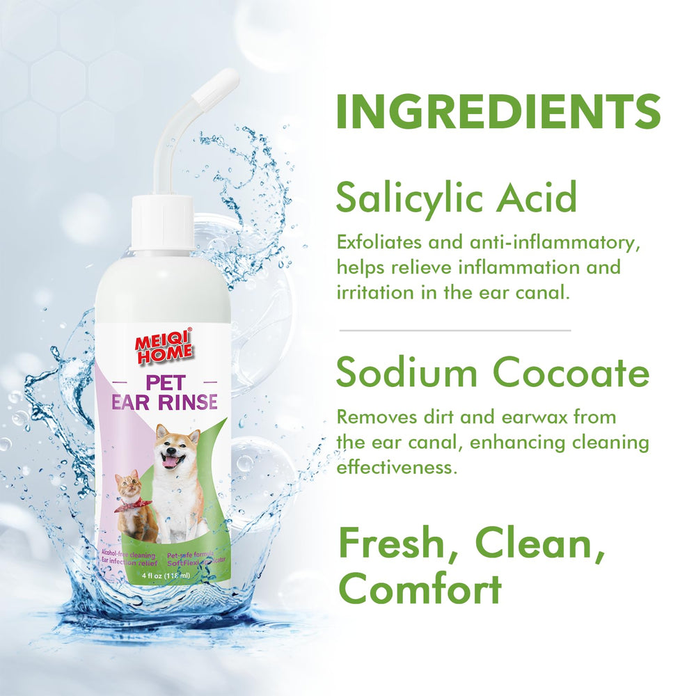 MEIQIHOME formula close-up featuring Disodium EDTA for mineral deposit removal.
