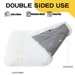 MeiSan fur texture close-up highlights fluffy softness and warmth