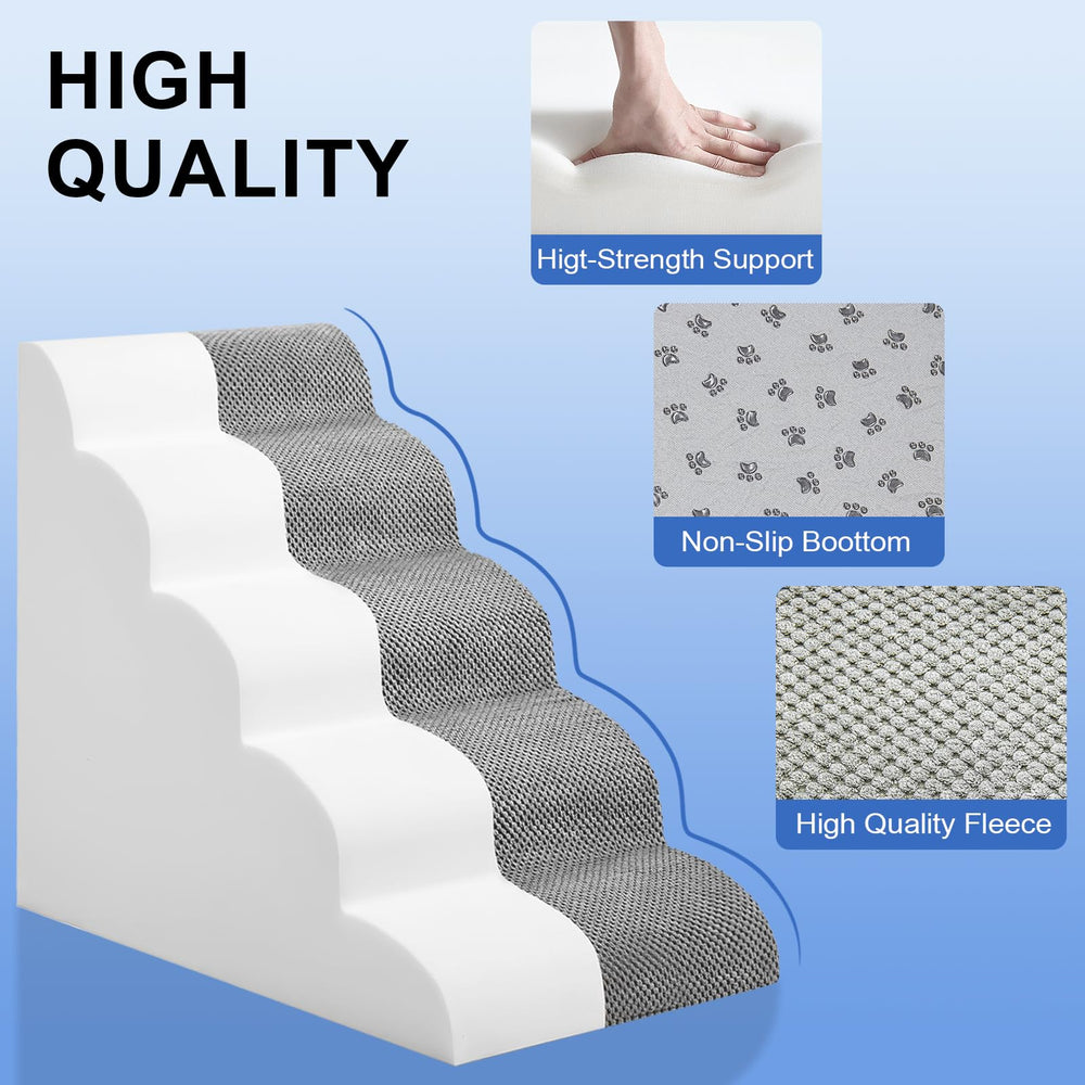 MEJYJEM suitable for small dogs and cats to access beds.