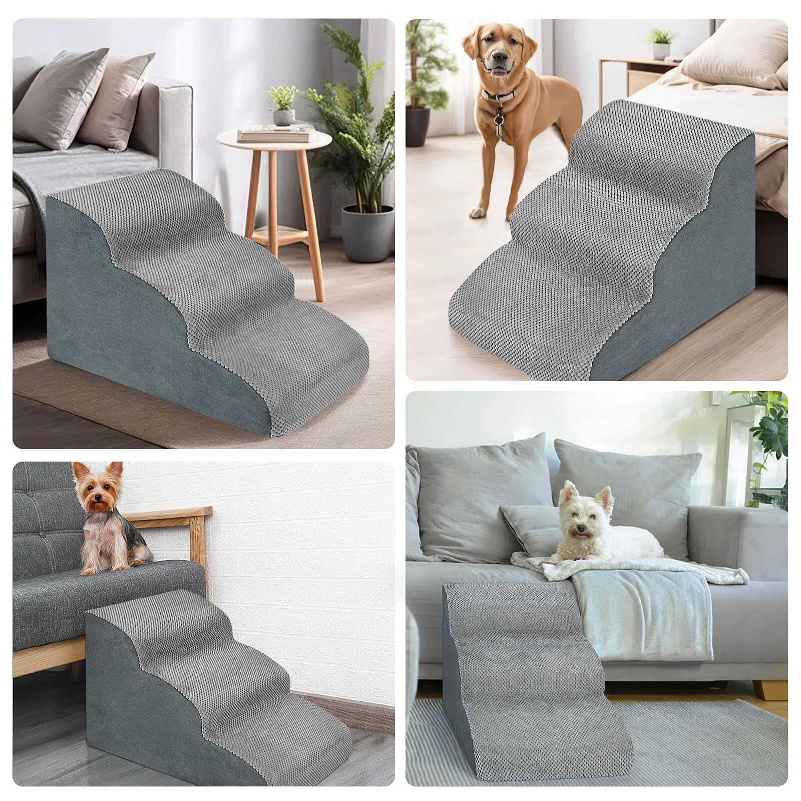MEJYJEM stairs have removable, machine-washable cover for easy cleaning