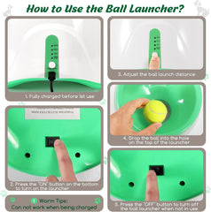 MEKAPLE 15 mini tennis balls included for immediate play sessions