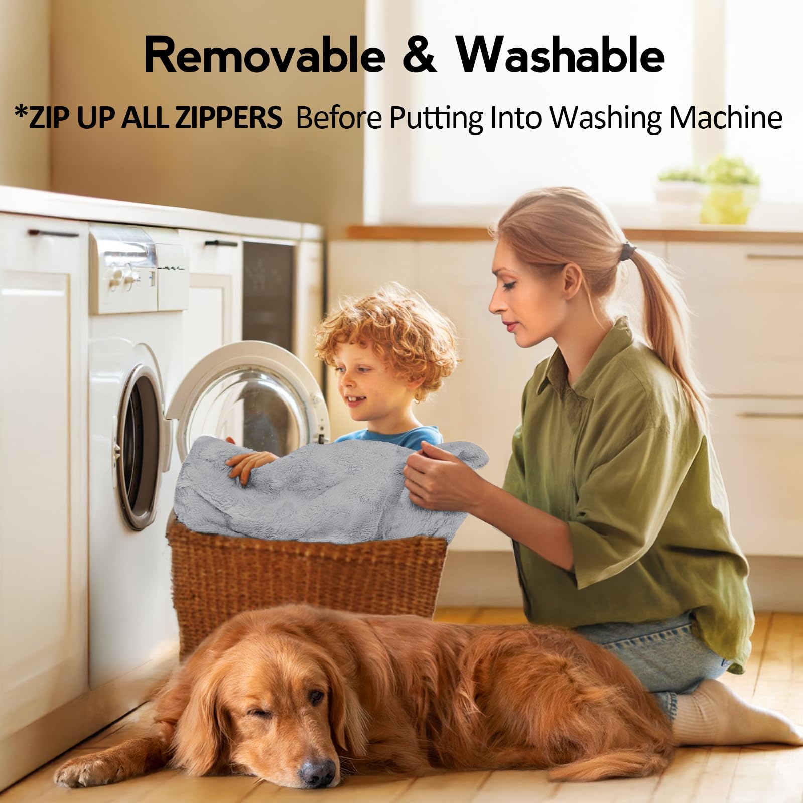 MEKIY carry-handle enables easy relocation of the bed.