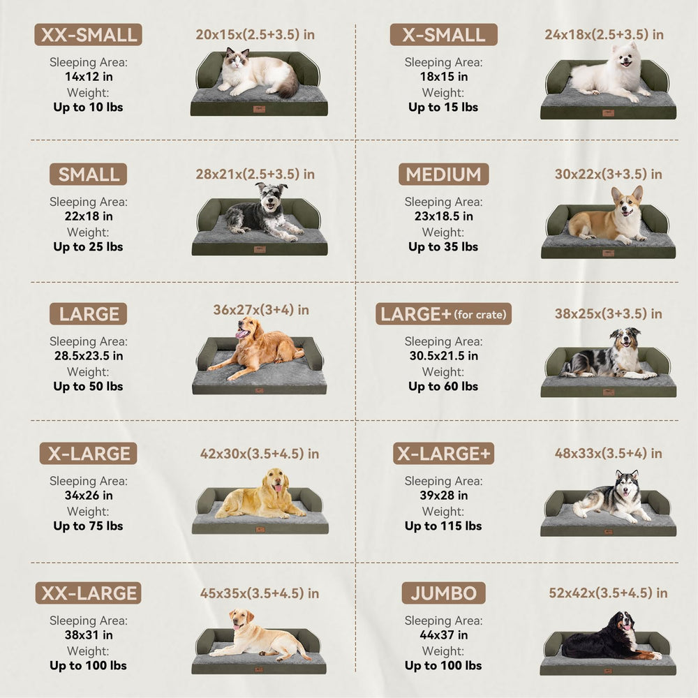 MEKIY dark green dog bed velvet surface adds cozy warmth and luxury.