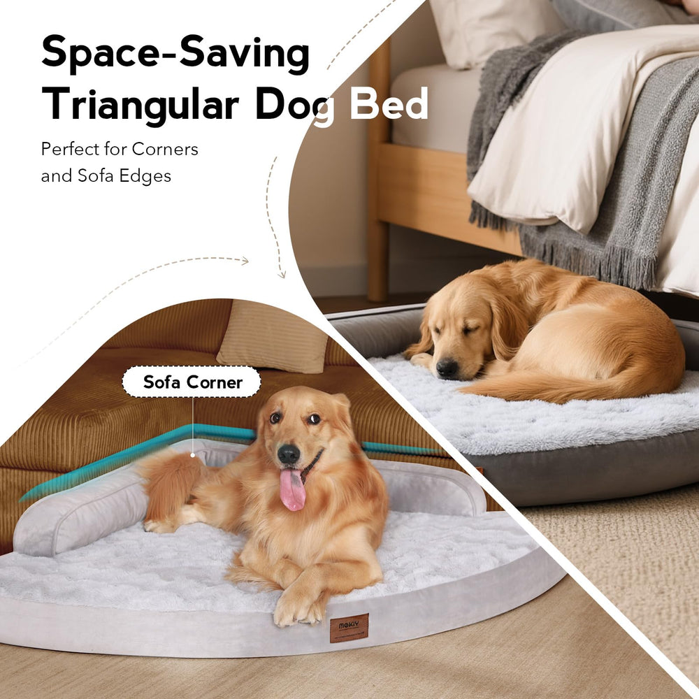 MEKIY dog bed in a cozy living room setup