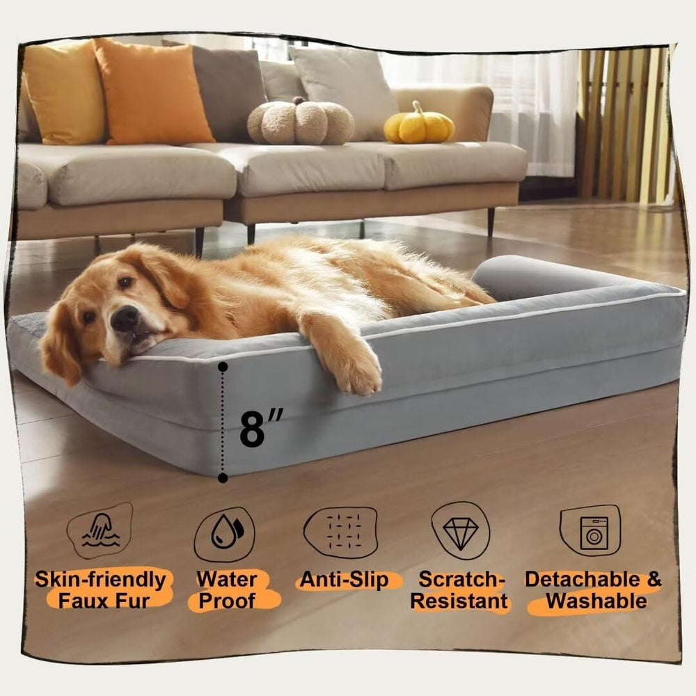 MEKIY luxury velvet fabric detail conveys soft, cozy feel for pets.