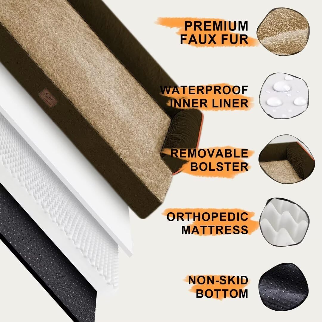 MEKIY waterproof-base helps protect floors and keeps the bed dry.
