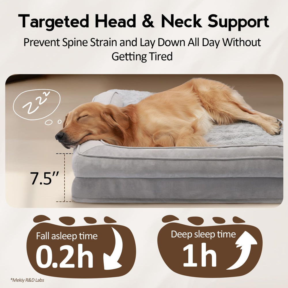 MEKIY waterproof liner keeps the bed dry and odors at bay.