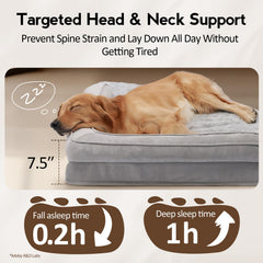 MEKIY waterproof liner keeps the bed dry and odors at bay.