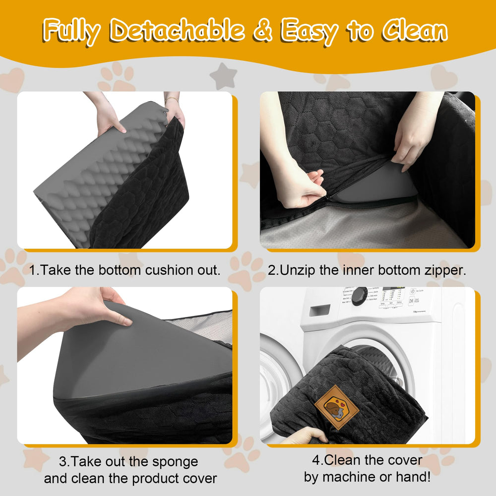 melafa365 dog seat expansion packaging demonstrates fast shape recovery after unboxing