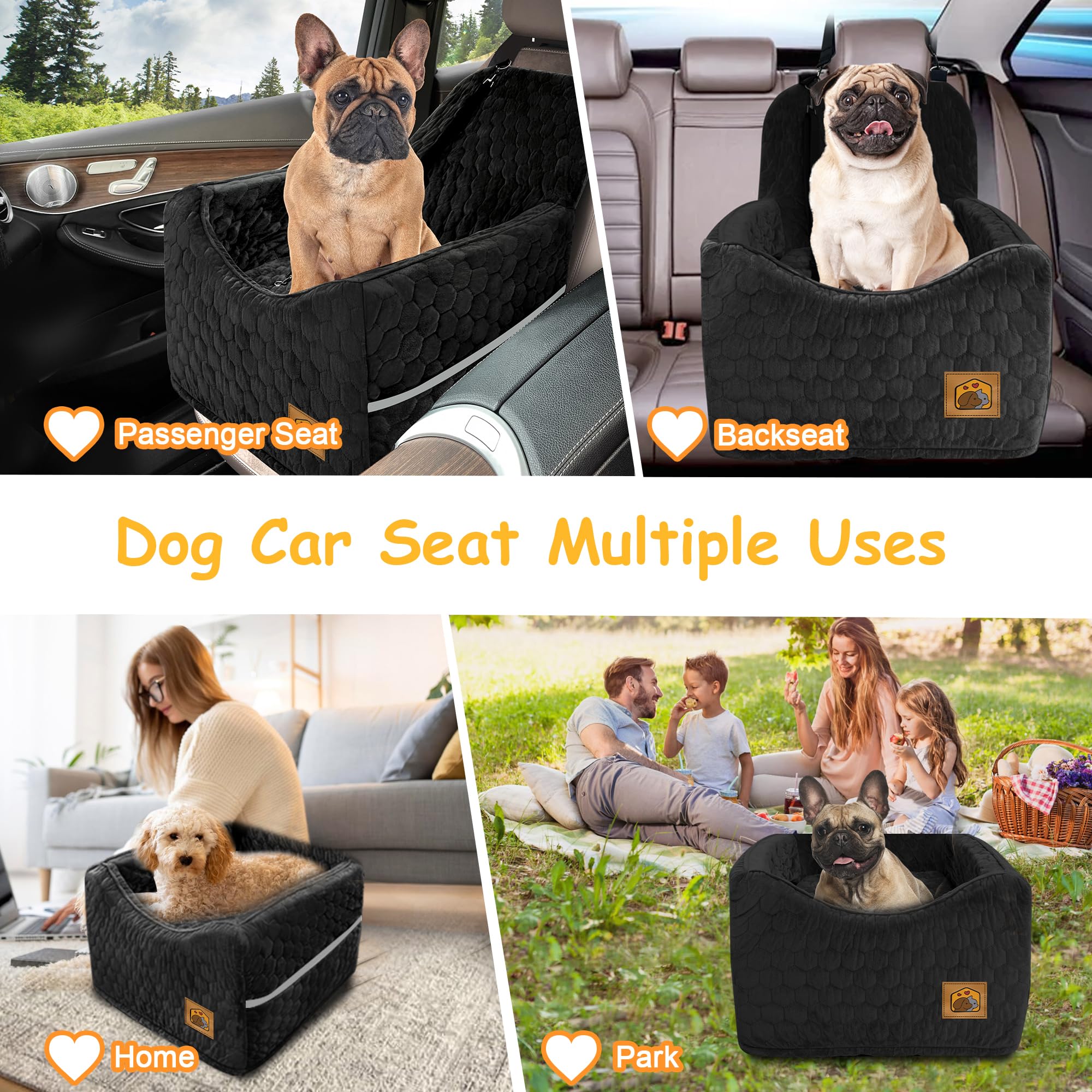 melafa365 dog seat washable cover keeps fur and spills easy to clean